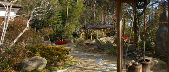 竹庵の日本庭園