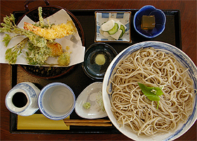 天ぷらざる蕎麦