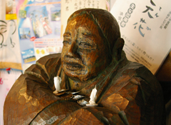 仙台四郎の彫刻