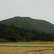 駐車場からやくらい山を望む